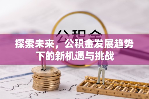 盖州探索未来，公积金发展趋势下的新机遇与挑战