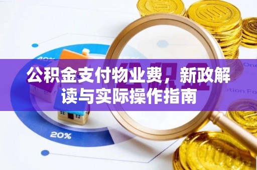 盖州公积金支付物业费，新政解读与实际操作指南